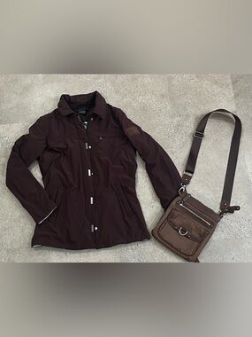 Women’s NIKE Sphere Lined Jacket & Crossbody Purse, sz Medium